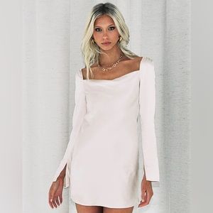 Princess Polly STAR POWER MINI DRESS CHAMPAGNE